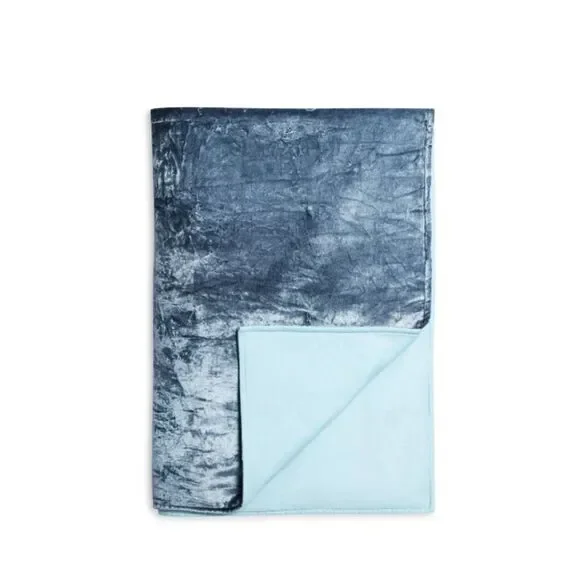 Aqua 50 X 70 VELVET OMBRE. - Picture 1 of 3